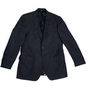 Loro Piana/Brooks Brothers Mens R41 Sports Coat Stripe Blazer Jacket 100% Wool
